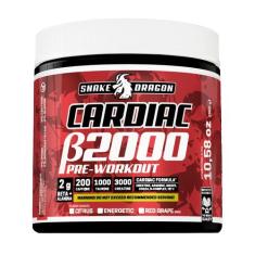 Pre Treino Cardiac B2000, Snake Dragon Red, pote 300 g, Energetic