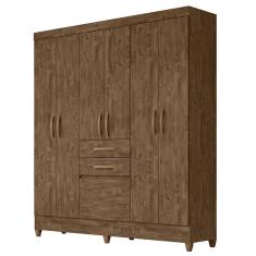 Guarda Roupa 7 Portas New Mafra Castanho Wood 897331 Moval