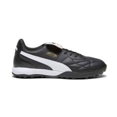 PUMA Tênis masculino King Top Turf, Preto, 39