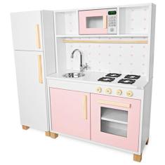 Kit Educativo Cozinha Infantil com Geladeira - Eita Casa Perfeita, Ros