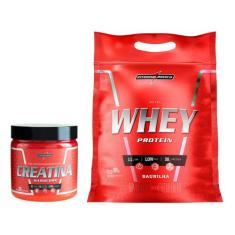 Creatina Mono-hidratada Integralmédica Hardcore - 300g + Nutri Whey Pr