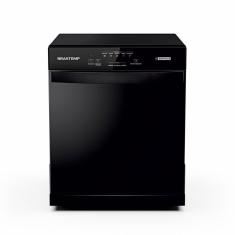 Lava Louças de Bancada Brastemp BLF08 8 Serviços 5 Programas Dia a Dia Pesado Delicado Rápido Econômico Preto 110V