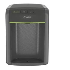 Purificador de Água de Bancada Consul CPB34AF com Filtragem Eletrônica Natural e Gelada Cinza Bivolt