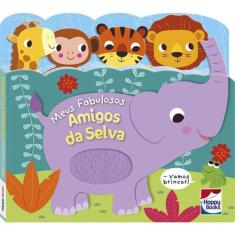 Livro - Carinhas Felizes: Amigos Da Selva