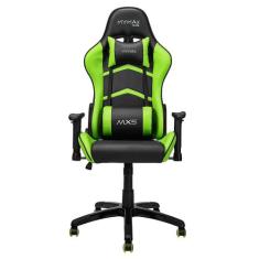 Cadeira Gamer Mx5 Giratoria Preto/Verde - Mymax