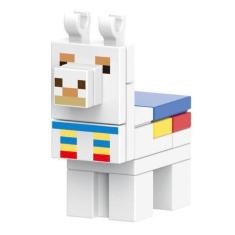 Boneco Minifigure Blocos De Montar Llama Color Minecraft