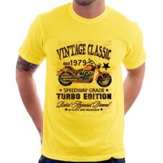 Camiseta Vintage Classic Moto - Foca Na Moda