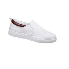 Jueshanzj Sapatos casuais de caminhada sapatos masculinos de lona, Branco R007, 42