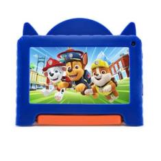 Imagem de Tablet Infantil Multi Patrulha Canina com Tela de 7”, Wi-Fi, Bluetooth, 64GB, 4GB de RAM, processador Quad-Core e Android 13 GO