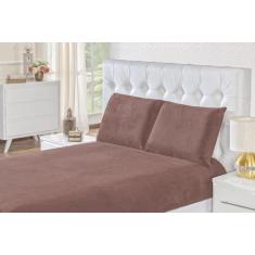 Jogo de Cama Biasoft Casal 3 Peças Rosê - Bia Enxovais