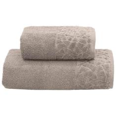 Kit Jogo de Toalhas Dohler 2 Peças Banho e Rosto Confort 500 g/m² 100%