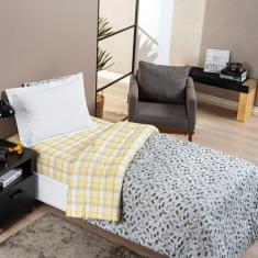 Kit Jogo De Cama + Edredom Infantil 100% Algodão 04 Peças - Bia Enxova