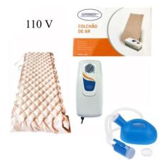 Colchão Caixa De Ovo Elétrico Inflável Automático Com Motor 110V + Col