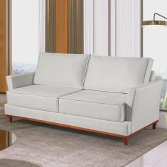 Sofá 3 Lugares 206cm M189 Living Tecido Impermeável