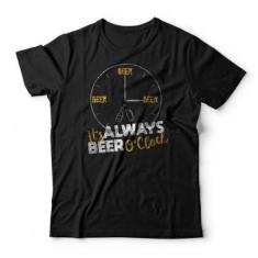 Camiseta Studio Geek Beer O' Clock Unissex-Unissex