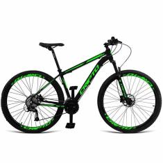 Bicicleta Cripto Bike Aro 29 Cripto 24 Vel Freios Hidráulico e Suspensão-Unissex