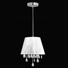 Lustre Pendente Cúpula 40cm Branco