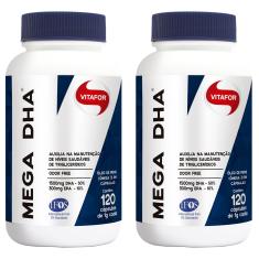 Combo 2 - Mega Dha - 120 Cápsulas - Vitafor