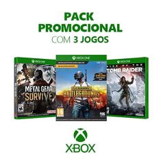 Box Games - Metal Gear Survive + Playerunknown’s Battlegrounds  + Rise Of The Tomb Raider - Xbox One