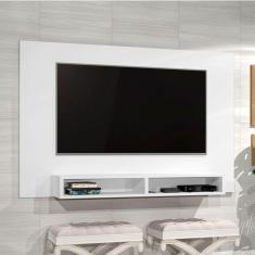Painel para TV até 42 Polegadas com Nicho Manhattan J&A Móveis Branco