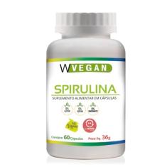 Spirulina 60 capsulas WVegan Vegano Espirulina