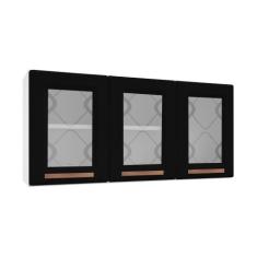 Armário de Cozinha de Aço Aéreo Triplo 120cm Regina Multimóveis CR6123