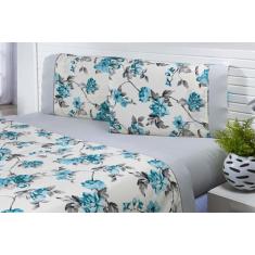 Jogo Lençol 4 Peças Cama Viúva(1,88m x 1,28m x 30alt ) Percal 180 Fios