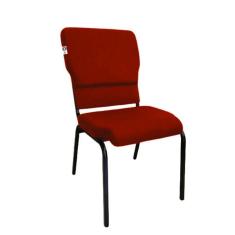 Cadeira Empilhável para Igrejas Evangélicas Linha Church Vermelho