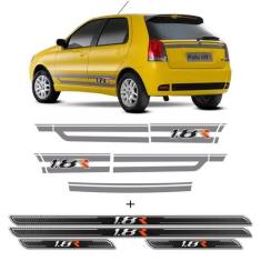 Kit Completo Faixa Palio 1.8 R 2006/2007 + Soleira Protetora - SPORTIN