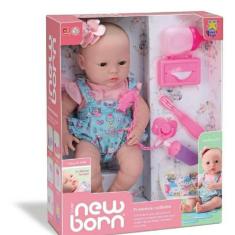 Boneca New Born Primeiros Cuidados Divertoys