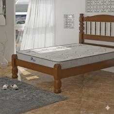 Cama casal madeira torneada - 8x8mod02