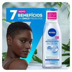 Água Micelar Facial NIVEA MicellAir Solução 7 em 1, 200ml