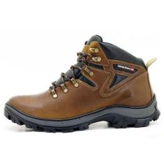 Coturno Adventure Em Couro Para Trilha Atron Shoes