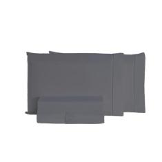 Jogo de Lençol Queen 400 Fios 4 Peças Serenity - Suíte Sonhos, Cinza