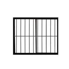 Janela de Correr 2 Folhas C/Grade 1.00 x 1.50 - Hale