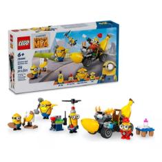 Lego 75580 Minions Filme 4 - Minions E Carro Banana – 136 peças