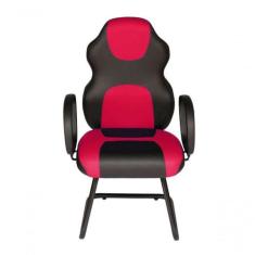 Cadeira Gamer Interlocutor Linha Gamer Racing Rosa - DESIGN OFFICE MÓV