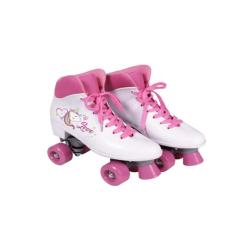 Bel - Patins Quad Love Unicórnio Branco/Rosa (35)