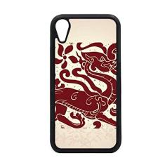 Capa com desenho de dragão chinês para iPhone XR para proteção de telefone da Apple