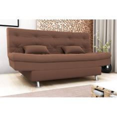 Sofá Cama Salomé Veludo Ferrugem E435 - Matrix