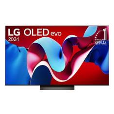 Smart TV LG OLED evo 4K C4 77 polegadas 2024 - OLED77C4PSA