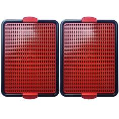 Kit 2 Sanitários Canino Tapete Higiênico Cães Banheiro Dog - RB