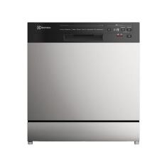 Lava-louças Electrolux 8 Serviços com Função Higienizar LS08E Inox, In