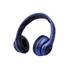 Fone de Ouvido OEX HS311 Glam Bluetooth 5.0, Azul, com Entrada Micro SD até 32GB, Dobrável