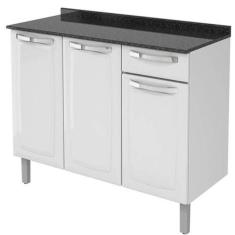 Balcão Rose 3pts - Branco - Itatiaia