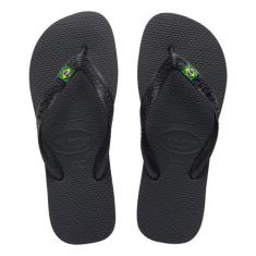 Chinelo Havaianas Brasil Preto - 41/42-Preto-39/40