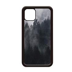 Capa Dark Forest Mountain Fog Mist para iPhone 12 Pro Max para Apple Mini Mobile Case Shell