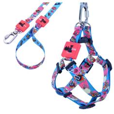 Coleira Peitoral Cachorros com Guia Teen P Style