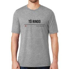 Camiseta Tô Rindo mas tô preocupado - Foca na Moda, Cinza, GGG