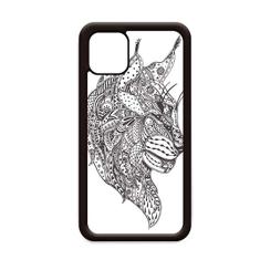 Capa com tinta humana de gato silenciosa para iPhone 11 Pro Max para Apple Mobile Case